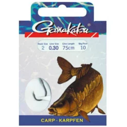 Gamakatsu Booklet Carp 3510F Tied Hook 0.240 Mm