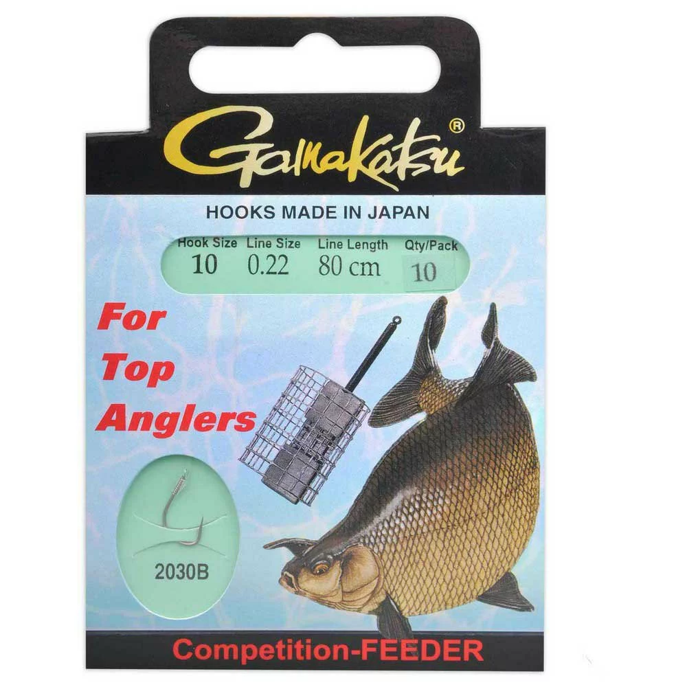 Gamakatsu Booklet Feeder Str 2030B Tied Hook 0.200 Mm 3 Gamakatsu Booklet Feeder Str 2030B Tied Hook 0.200 Mm