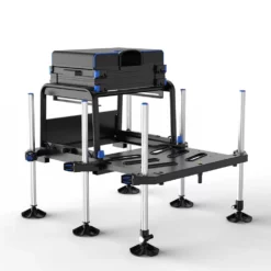 GARBOLINO Competition Seat Box 25- 4 Fixed Legs+2 Pinlock Legs Pole Support+Side Drawer