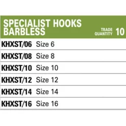 KORUM Xpert Specialist Barbless Single Eyed Hook -Cheap bags Store korum xpert specialist barbless single eyed hook 1