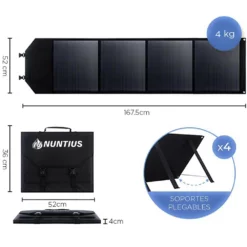 Nuntius Solar Panel 120W -Cheap bags Store nuntius solar panel 120w 2