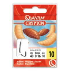 Quantum Fishing Crypton Maggot 0.160 Mm Tied Hook -Cheap bags Store quantum fishing crypton maggot 0.160 mm tied hook 1