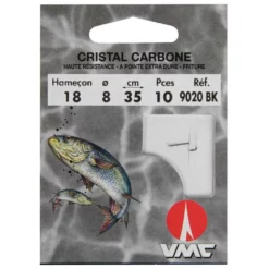 RAGOT Cristal Carbon 9020BK Tied Hook 0.35 M 0.140 Mm