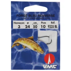 RAGOT Forged Blue Out Turned Spade 9335BL Tied Hook 0.5 M 0.140 Mm