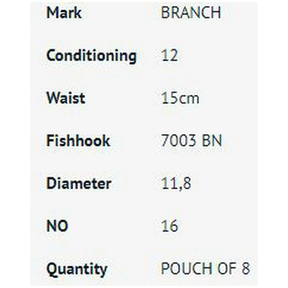 RAGOT Perfection 7003BN Tied Hook 15 Cm 0.118 Mm 4 RAGOT Perfection 7003BN Tied Hook 15 Cm 0.118 Mm - Image 2