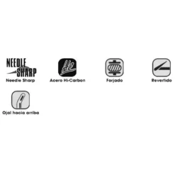 VMC 7016 Single Eyed Hook -Cheap bags Store vmc 7016 single eyed hook 2