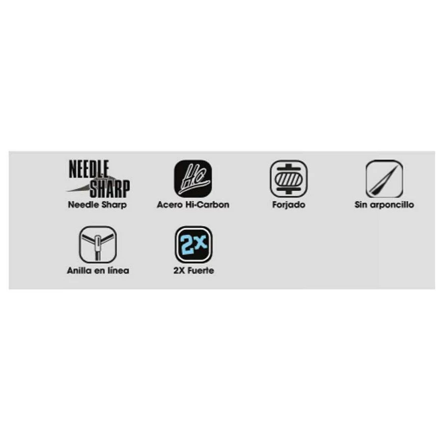 VMC 7554B Barbless Treble Hook 5 VMC 7554B Barbless Treble Hook - Image 3