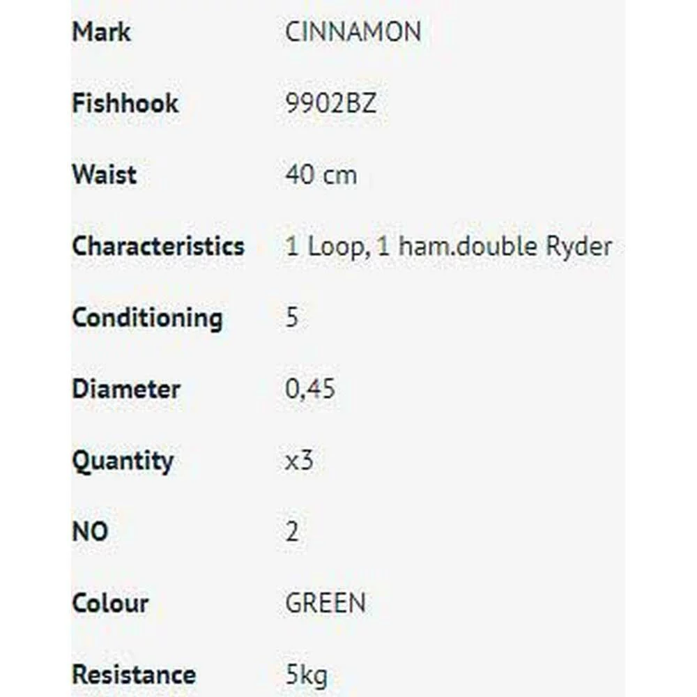 VMC Nylflex C702R Tied Hook 40 Cm 0.450 Mm 4 VMC Nylflex C702R Tied Hook 40 Cm 0.450 Mm - Image 2