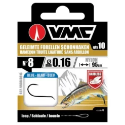 VMC Trout Ligature Barbless Tied Hook 0.180 Mm